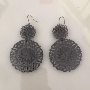 Metal earrings